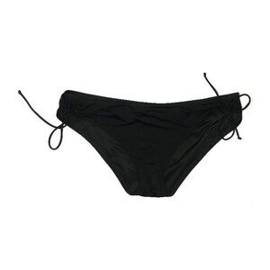 Shade & Shore Black String Lace-Up Bikini Bottoms Size Large LIKE NEW! w/o tags